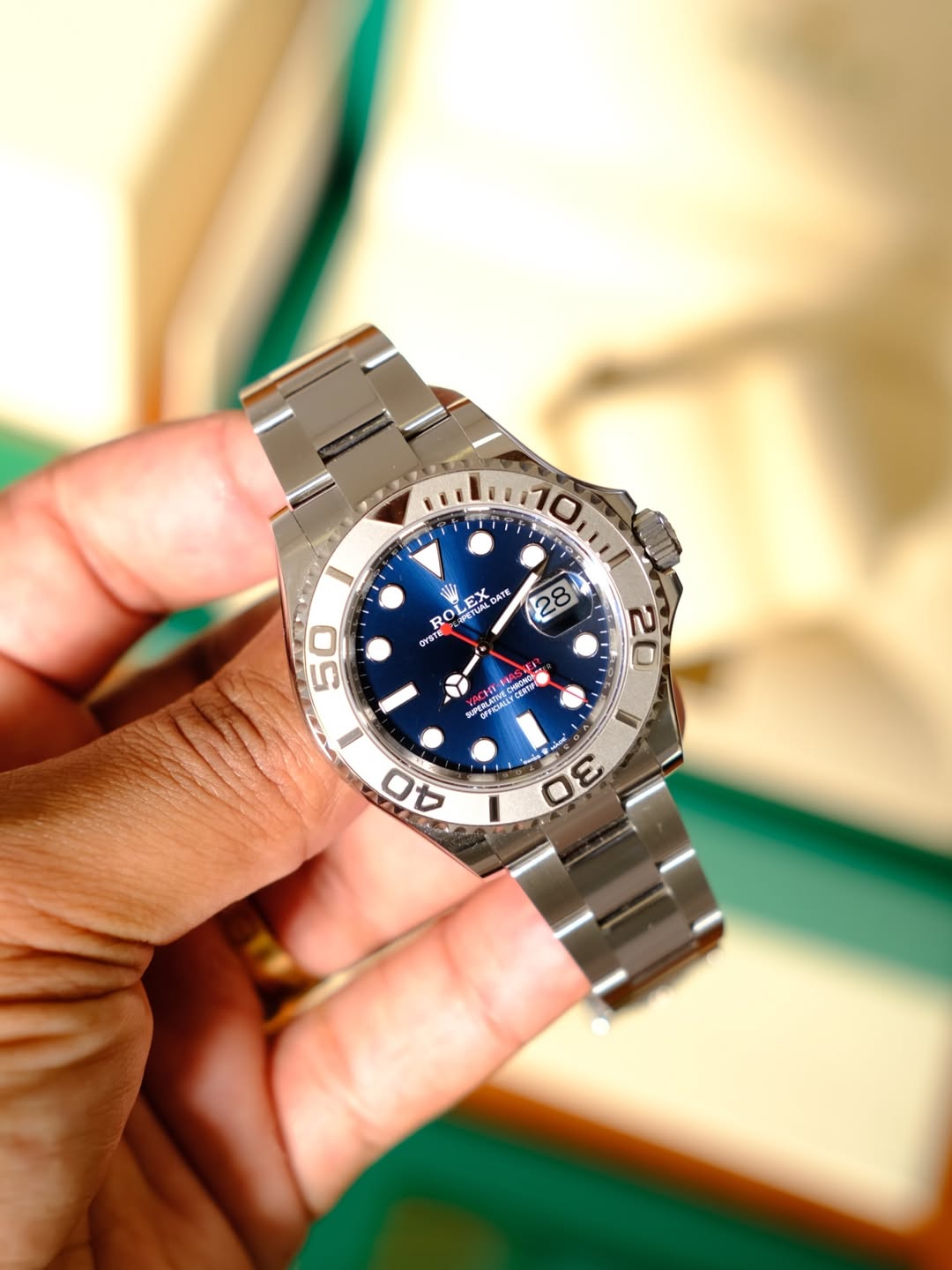 ROLEX YACHT-MASTER BLUE