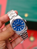 ROLEX OYSTER PERPETUAL MID BLUE