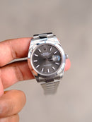 ROLEX DATEJUST DARK RHODIUM