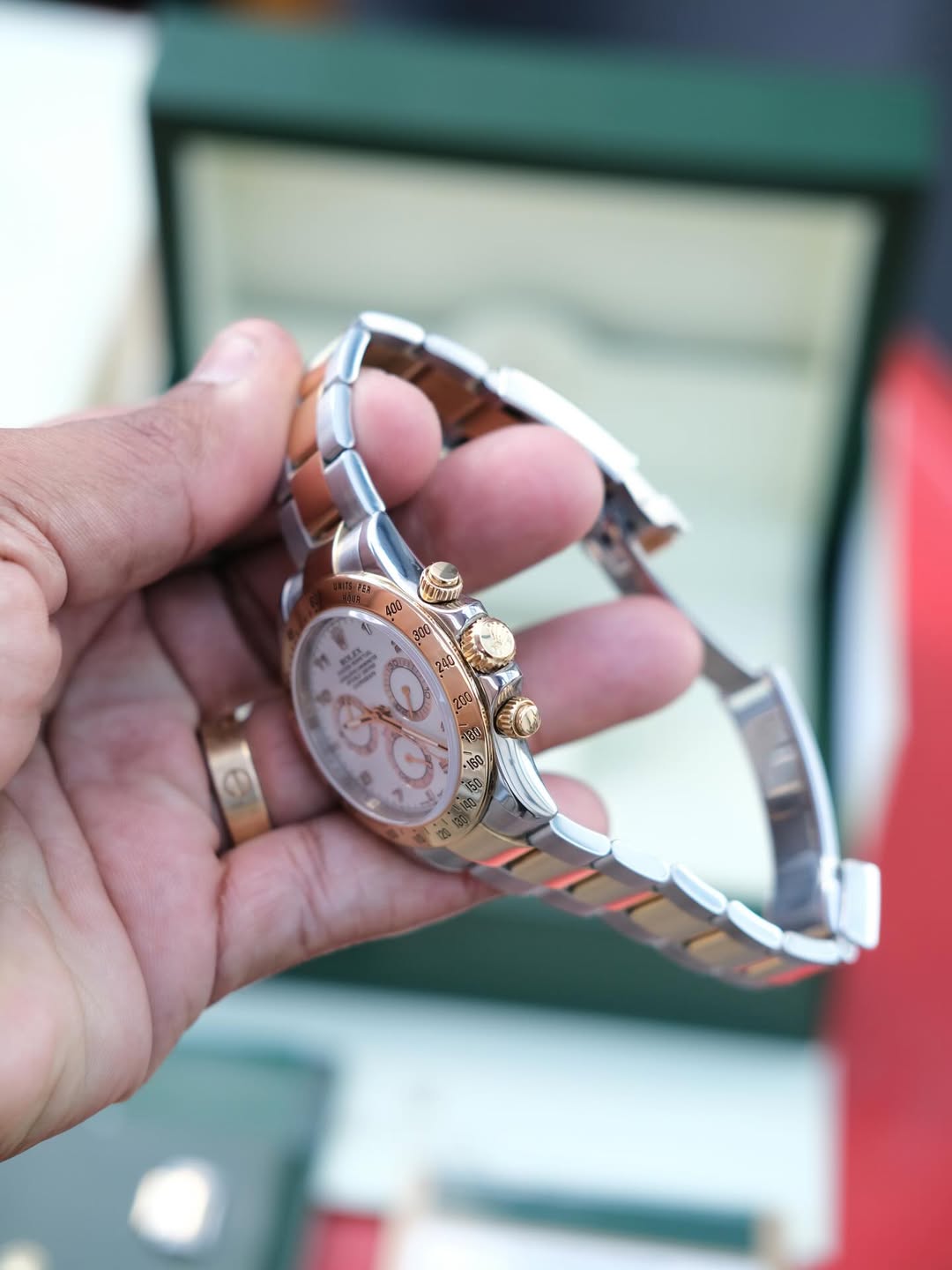 ROLEX COSMOGRAPH DAYTONA BICOLOR – MOSTRADOR BRANCO