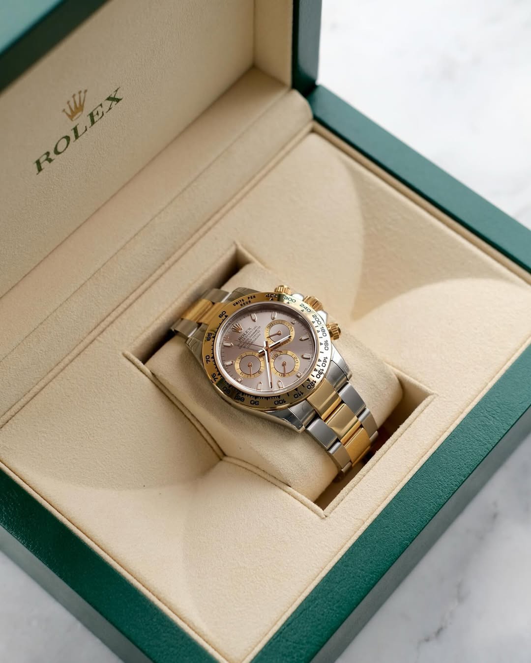 ROLEX COSMOGRAPH DAYTONA BICOLOR – MOSTRADOR CHAMPAGNE