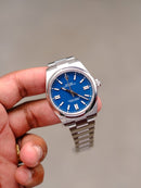 ROLEX OYSTER PERPETUAL MID BLUE